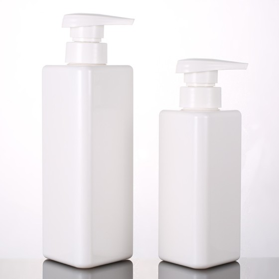 现货新款三角洗发水瓶三角形乳液塑料瓶300ml500ml沐浴油瓶