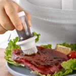 食品级硅胶油瓶耐高温毛刷 烘焙小工具 带瓶刷bbq刷烧烤油瓶扫控