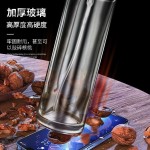 不锈钢喷油瓶按压雾化油壶玻璃空气炸锅烧烤油瓶厨房酱油醋喷油壶