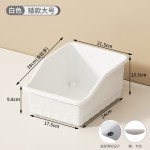 橱柜收纳盒带滑轮厨具杂物厨房整理盒家用加厚大容量柜子储物盒