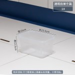26年新款透明收纳盒PP家用宝宝玩具整理脏衣服无盖收纳箱储物箱