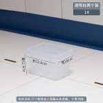 26年新款透明收纳盒PP家用宝宝玩具整理脏衣服无盖收纳箱储物箱