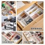 厨房抽屉分隔餐具收纳盒刀叉筷子置物架厨具收纳家用橱柜内置分格
