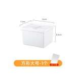 厨房一次性手套收纳盒抽屉十字口生纸盒桌面塑料袋纸巾储物盒