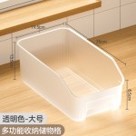 橱柜收纳筐杂物零食调料篮卫生间置物架家用整理筐厨房收纳盒格子