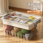 针线盒大容量带盖透明多功能缝补工具收纳盒家用缝衣针线包收纳箱