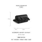 斜挎包PU软皮男士休闲小方包时尚简约复古风手机包潮流百搭单肩包