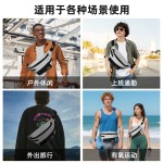 YAKUSS男斜挎包高级感胸包女单肩包轻便防水休闲办公通勤跨境爆款