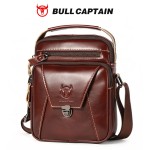 牛船长(BULLCAPTAIN) 头层牛皮单肩斜挎包男士复古牛皮包厂家批发