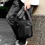 休闲男包秋季新款简约男士斜挎包街头潮流单肩牛津布包商务手提包