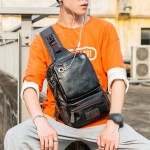 2026新款韩版潮流男包休闲单肩斜挎包户外运动胸包斜跨大容量胸包