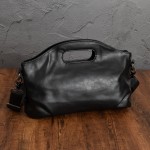 男士斜挎包PU皮个性简约小挎包手机包潮流时尚手拿包百搭单肩包潮