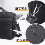 男士公文包大容量多层商务包手提包通勤业务出差旅行17.3寸电脑包