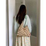 夏天草编包包女2026新款海边度假沙滩镂空单肩托特包编织菜篮子包