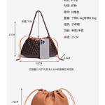 【跨境爆款】女包法式时尚手工编织包手提菜篮子单肩包个性月牙包