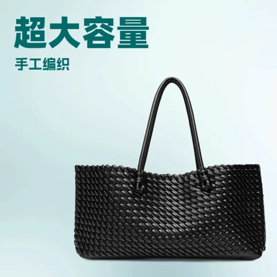 za家纯手工编织包2025年潜水料防水大容量单肩包百搭子母腋下包