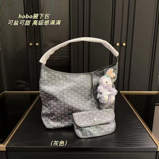 狗牙hobo新款腋下大容量妈咪单肩流浪包子母托特通勤拉链购物袋