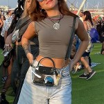 2025新款PVC透明手提包单肩斜挎包高级感女包包便携时尚手提包
