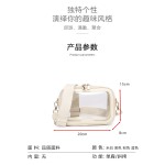 女士包包女包2025新款透明斜挎包时尚潮流化妆包女跨境单肩包bags