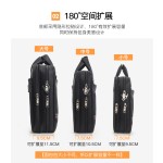 15.6寸电脑包商务休闲单肩包斜跨大容量手提文件包牛津布防水新款