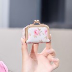 跨境新款精致花卉钻戒首饰包戒指项链耳环收纳包口红耳机包零钱包