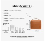工厂直销跨境PVC立体条纹化妆包大容量收纳洗漱包旅行方形化妆箱