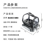 跨境化妆包大容量PVC化妆包透明简约洗漱包便携旅行收纳化妆箱包