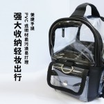 跨境化妆包大容量PVC化妆包透明简约洗漱包便携旅行收纳化妆箱包
