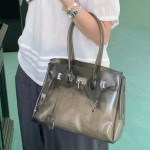 kiiikiii同款果冻包凯莉包夏季新款通勤托特包时尚中号腋下包女
