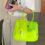 kiiikiii同款果冻包凯莉包夏季新款通勤托特包时尚中号腋下包女