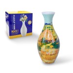 3D拼图花瓶青花瓷创意家居装饰摆件插花客厅礼物益智玩具跨境新品