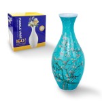 3D拼图花瓶青花瓷创意家居装饰摆件插花客厅礼物益智玩具跨境新品