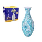 3D拼图花瓶青花瓷创意家居装饰摆件插花客厅礼物益智玩具跨境新品