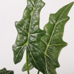 仿真把束7头龟背叶 装饰绿植假叶子摆件 仿真植物美人蕉造景批发