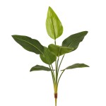 仿真把束7头龟背叶 装饰绿植假叶子摆件 仿真植物美人蕉造景批发