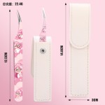 设计款造景贴纸镊子高精密加长夹头金羽夹手工文创工具假睫毛镊子