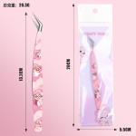 设计款造景贴纸镊子高精密加长夹头金羽夹手工文创工具假睫毛镊子