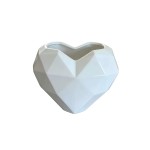 跨境爆款3D打印几何心形花盆户外多肉花盆情人节创意桌面装饰摆件