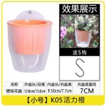 壁挂花盆懒人盆免浇水挂墙上免钉多肉花盆绿萝挂篮盆挂壁塑料花盆