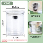 跨境欧林泽厂家批发水培花盆全透明塑料盆家用扦插育苗盆懒人储水