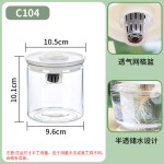 跨境欧林泽厂家批发水培花盆全透明塑料盆家用扦插育苗盆懒人储水