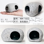 陶罐工厂鱼缸造景水族箱装饰紫砂鱼虾慈鲷鱼异形躲避屋繁殖罐摆件