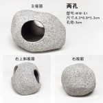 陶罐工厂鱼缸造景水族箱装饰紫砂鱼虾慈鲷鱼异形躲避屋繁殖罐摆件
