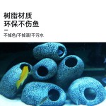 外贸鲷罐陶罐异型三湖鱼缸水族石头洞景慈鲷科用鱼缸装饰造景