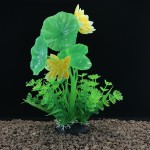 批发鱼缸造景塑料仿真水草荷花椰树装饰海草植物摆件绿植人造