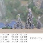 新品仿真假山山峰奇石微缩场景苔藓园艺造景diy装饰品配件小摆件