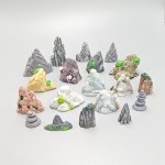 新品仿真假山山峰奇石微缩场景苔藓园艺造景diy装饰品配件小摆件