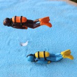 海洋人物潜水员模型 树脂宝藏宝箱 创意水族鱼缸造景装饰摆件