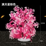 仿真水草荷花莲藕鱼缸造景装饰水族箱莲花塑料水草绢布假荷花莲子