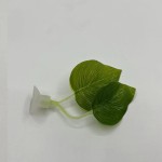 水族鱼缸造景斗鱼产卵叶装饰人造仿真水草斗鱼休息叶供货跨境电商